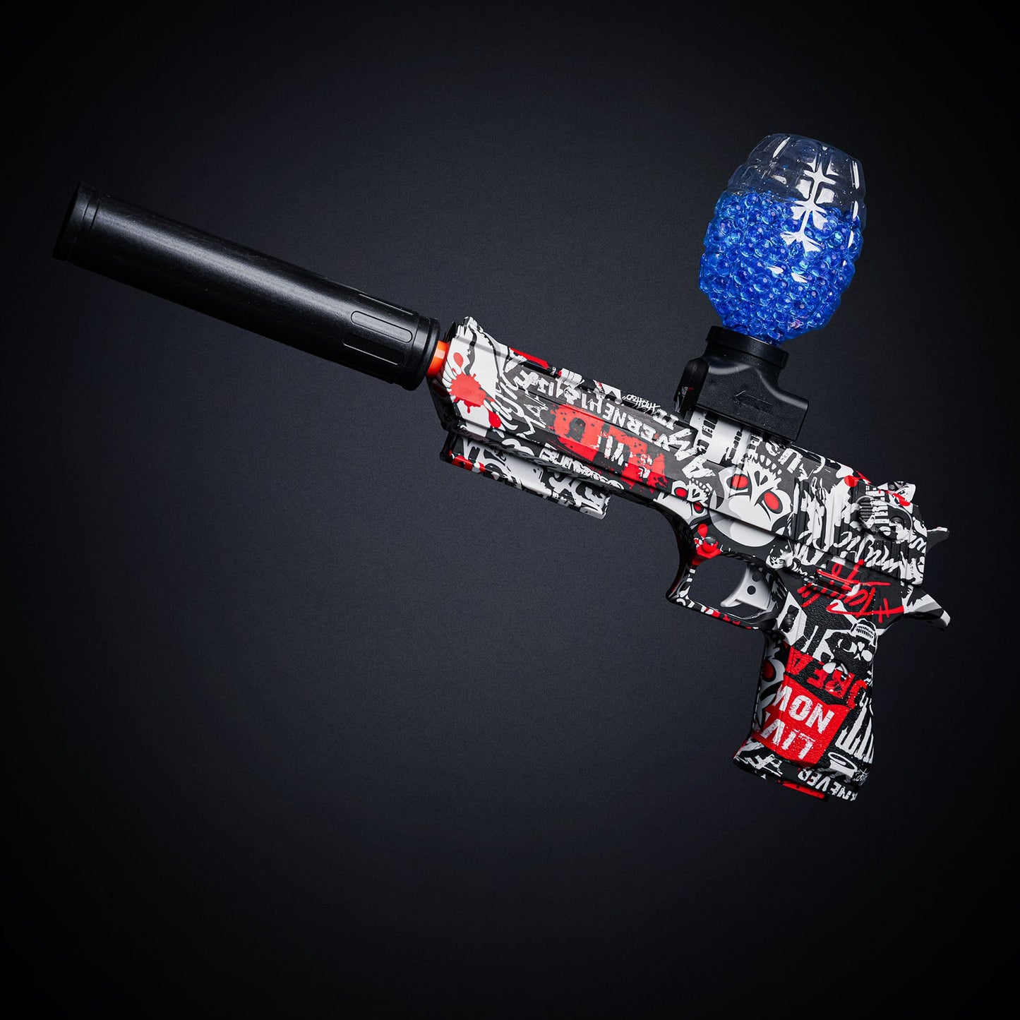 DESERT EAGLE Geeliblaster – Punane (Kingitus – 11 000 kuuli)