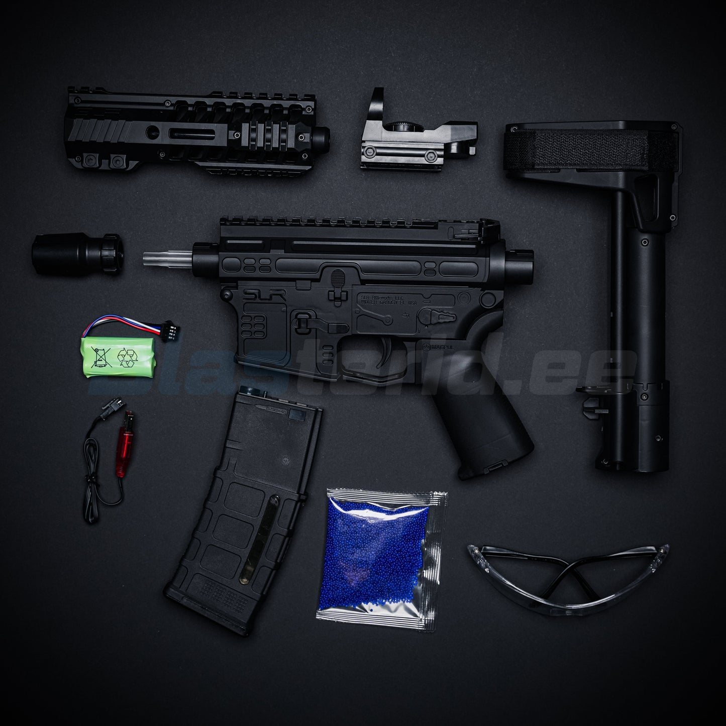 SLR Geeliblaster - Must (Kingitus – 11 000 kuuli)