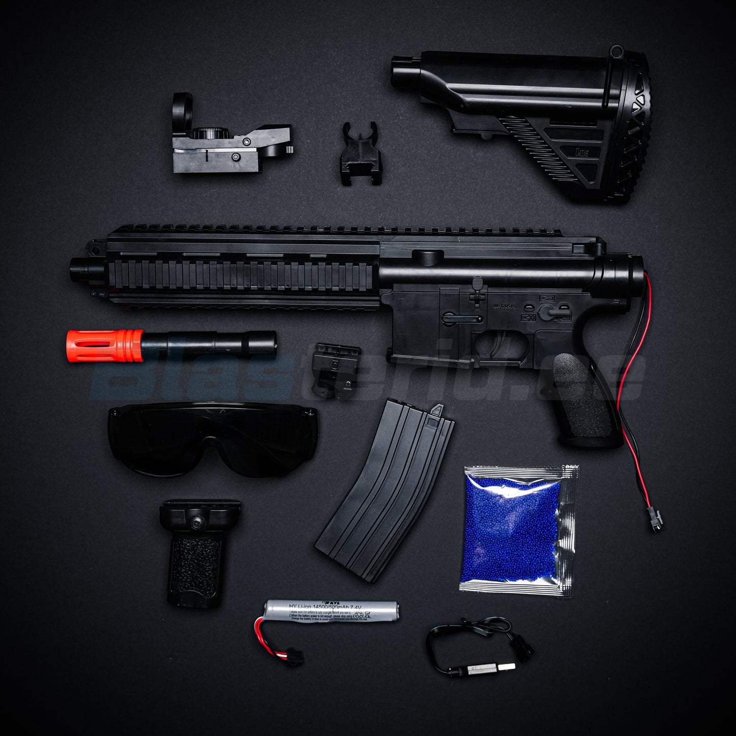 M416 Geeliblaster - Must (Kingitus – 11 000 kuuli)